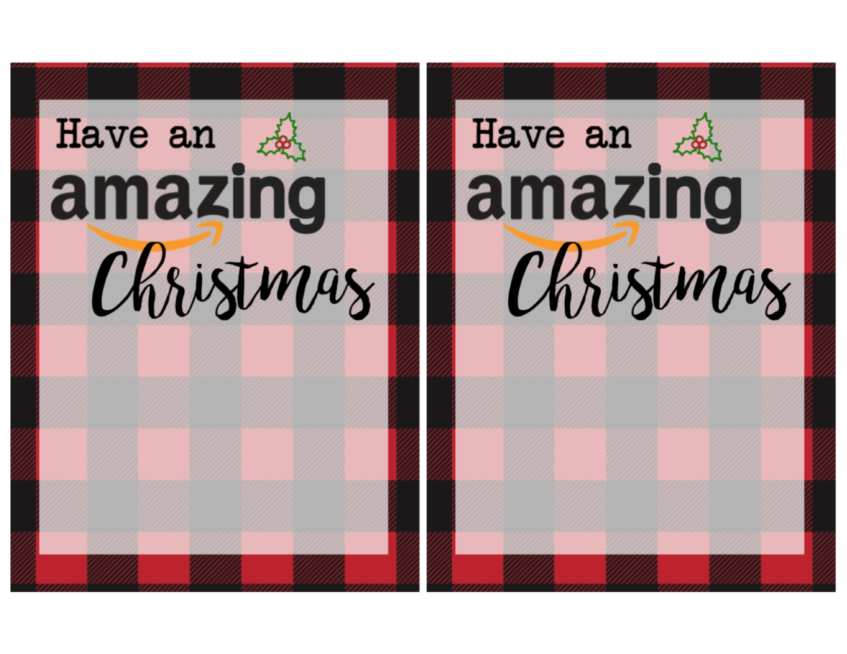 printable christmas gift card holders for amazon - paper trail design